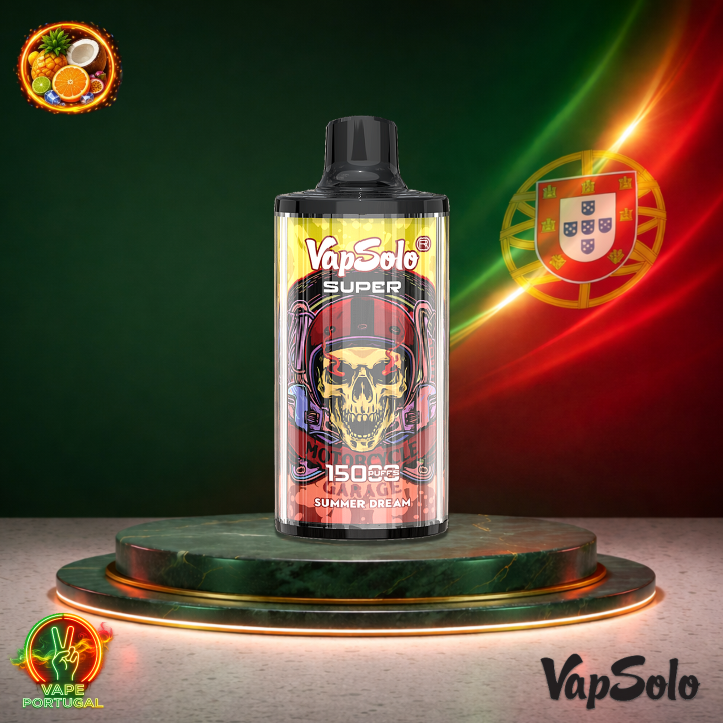 Vape descartável VapSolo Super 15K sabor Summer Dream 15000 puffs 15K tragadas mais barato
