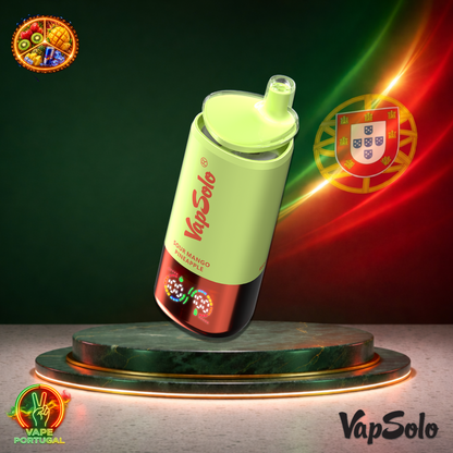 Vape descartável VapSolo Triple 30K sabores Strawberry Kiwi, Sour Mango Pineapple e Red Bull com 30000 puffs 30K tragadas mais barato