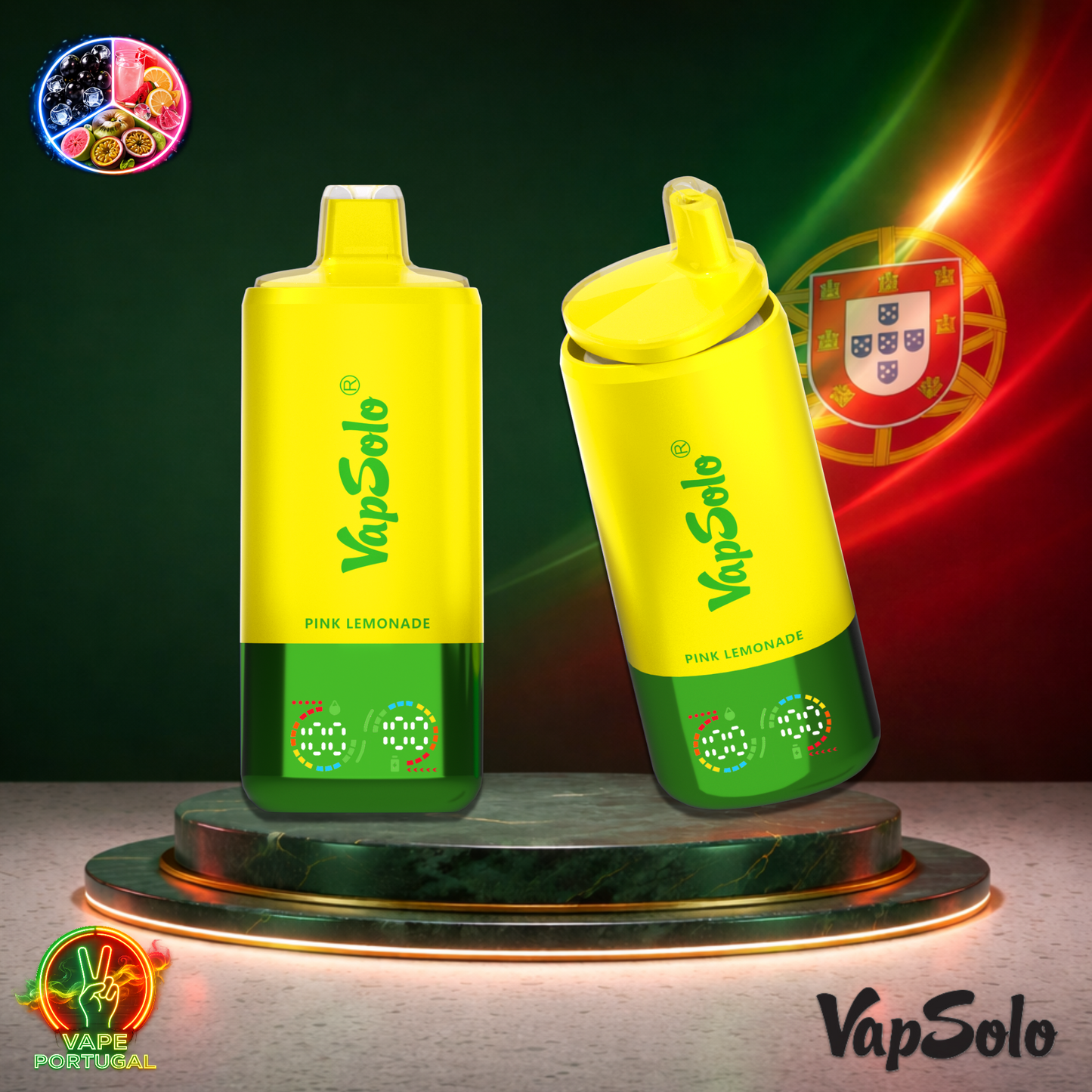 Vape descartável VapSolo Triple Pro 60K sabor Blackcurrant Ice Pink Lemonade Kiwi Passion Fruit Guava 60000 puffs 60K tragadas