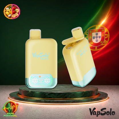 Vape descartável VapSolo Twins 20K sabor Strawberry Banana & Pineapple Coconut com 20000 puffs 20K tragadas mais barato