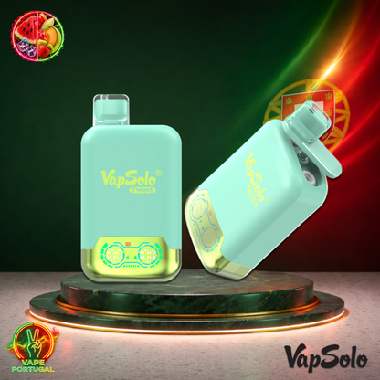 Vape descartável VapSolo Twins 20K sabor Triple Melon & Pineapple Coconut com 20000 puffs 20K tragadas mais barato