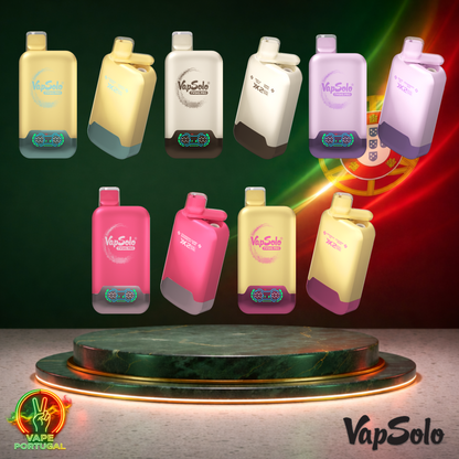 Vape descartável VapSolo Twins Pro 50K Vários Sabores 50000 puffs 50K tragadas (Frontal)