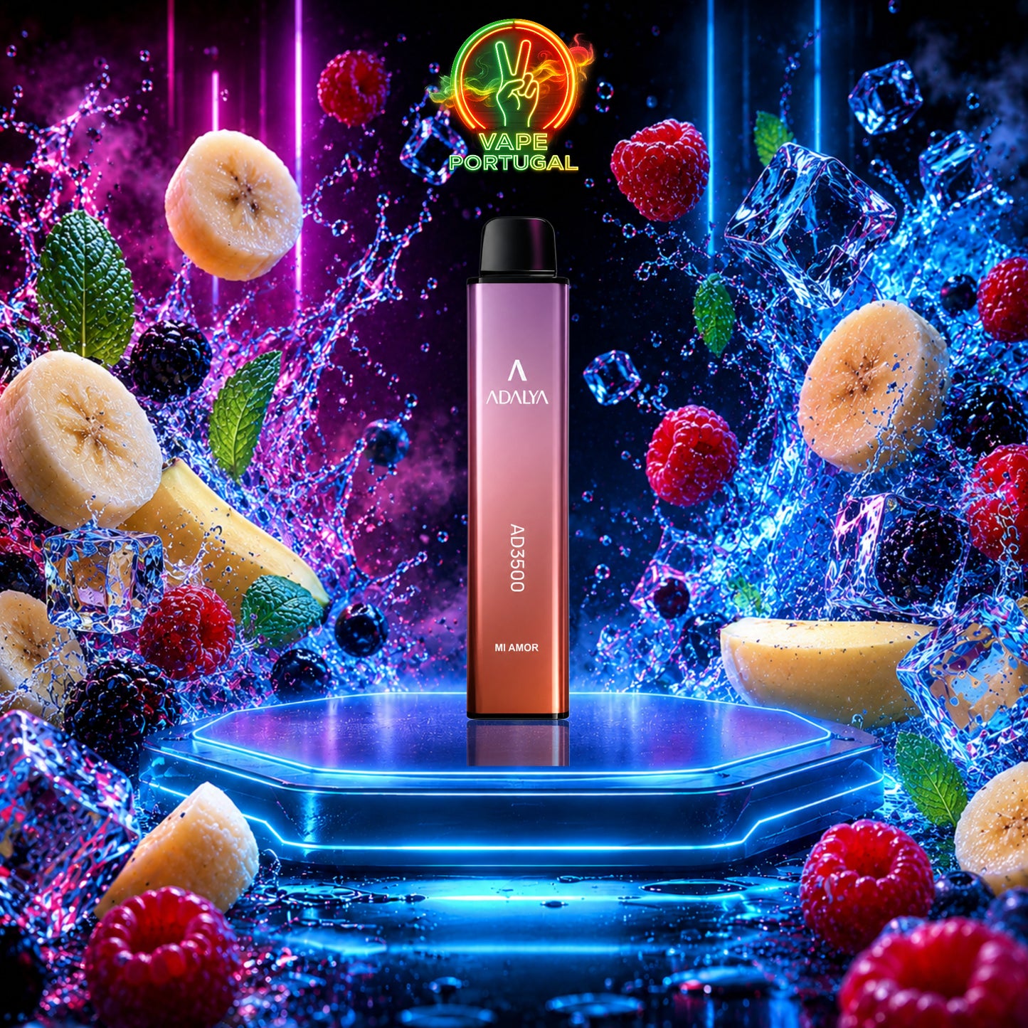 Vape Descartável Mi Amor – Adalya AD3500 3.5K