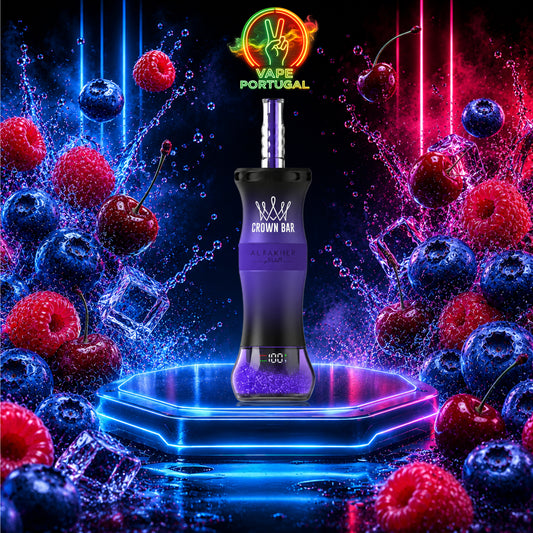 Vape Descartável Al Fakher Crown Bar E-Hose X 60K Blueberry Sour Raspberry 60000 puffs comprar em Portugal