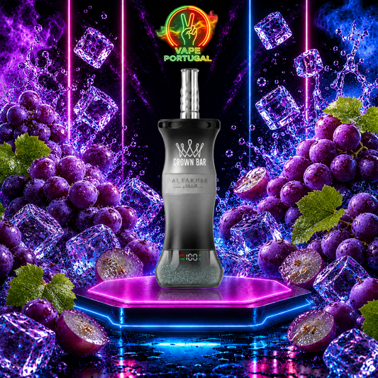 Vape Descartável Al Fakher Crown Bar E-Hose X 60K Grape Ice 60000 puffs comprar em Portugal