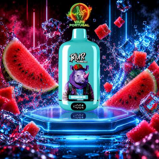 Vape Descartável Blur 15000 15K Watermelon Ice 2% nicotina 15000 puffs comprar em Portugal