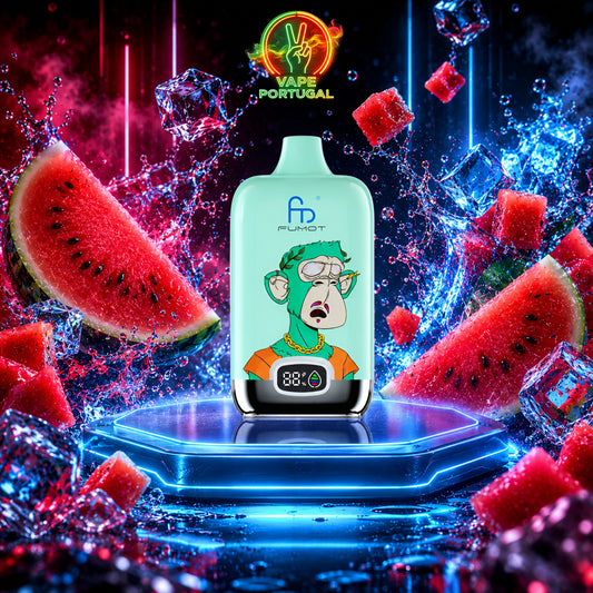 Vape Descartável Fumot Digital Box 12K Watermelon Ice 2% nicotina 12000 puffs comprar em Portugal