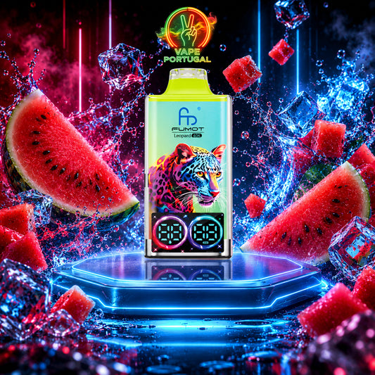 Vape Descartável Fumot Leopard 40K Watermelon Ice 2% nicotina 40000 puffs comprar em Portugal