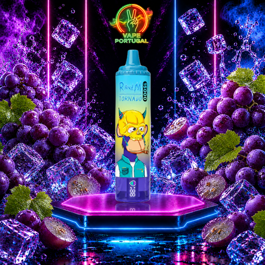 Vape Descartável Fumot Tornado 15K Grape Ice 15000 puffs comprar em Portugal