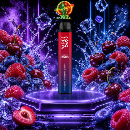 Vape Descartável Blueberry Raspberry Cherry – Ghost Pro 3.5K