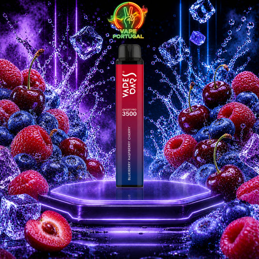Vape Descartável Ghost Pro 3500 Blueberry Raspberry Cherry 3500 puffs comprar em Portugal