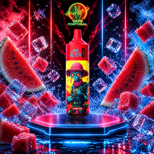 Vape Descartável JNR Alien 10K Lush Ice 10000 puffs comprar em Portugal