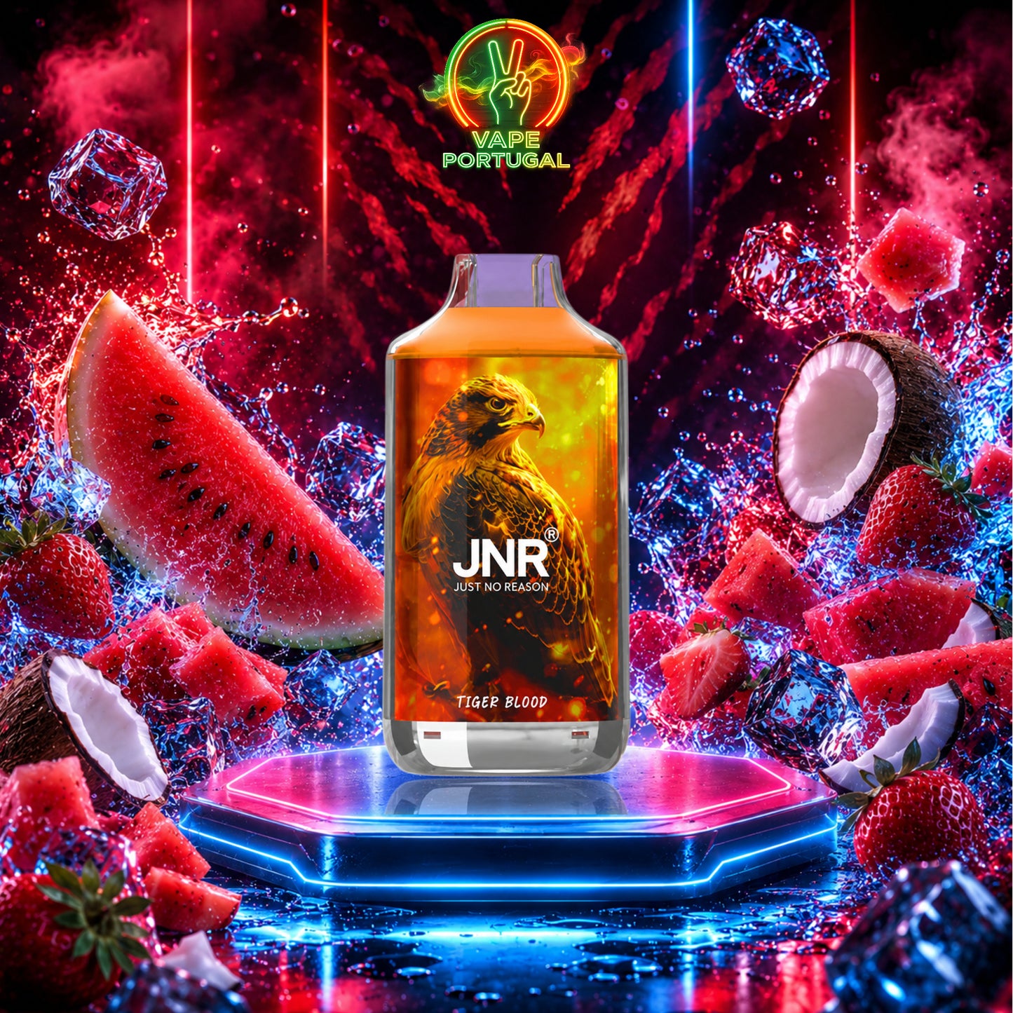 Vape Descartável Tiger Blood – JNR Falcon 16K