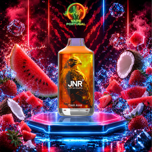 Vape Descartável JNR Falcon 16K Tiger Blood 2% nicotina 16000 puffs comprar em Portugal