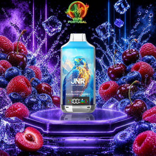 Vape Descartável JNR Falcon X 18K Blueberry Raspberry Cherry 18000 puffs comprar em Portugal