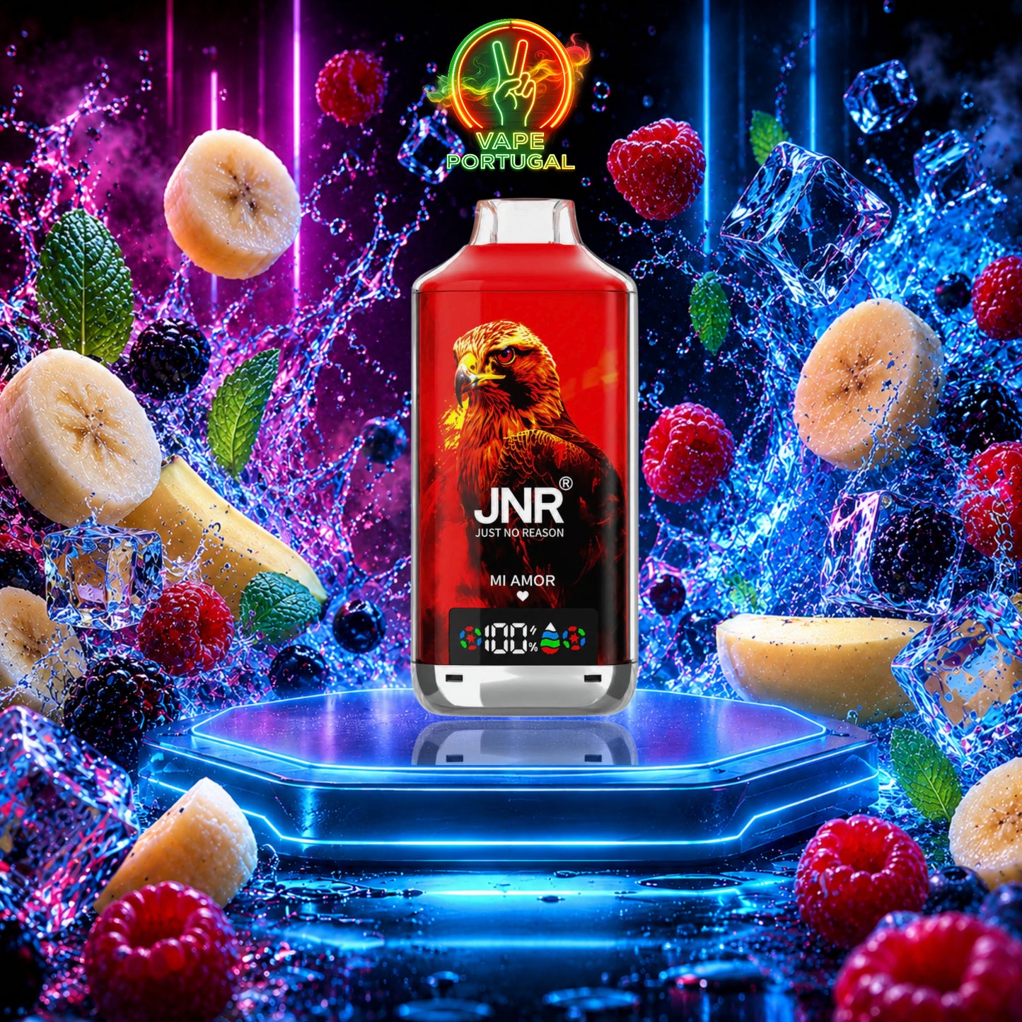 Vape Descartável Mi Amor – JNR Falcon X 18K