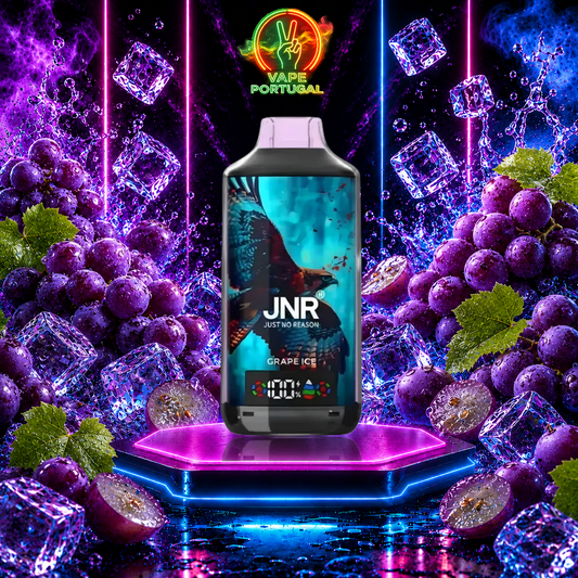 Vape Descartável JNR Falcon X 18K Grape Ice 18000 puffs comprar em Portugal