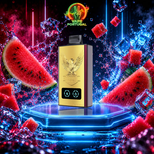 Vape descartável JNR Mega Box 50K Watermelon Ice 2% nicotina 50000 puffs comprar em Portugal
