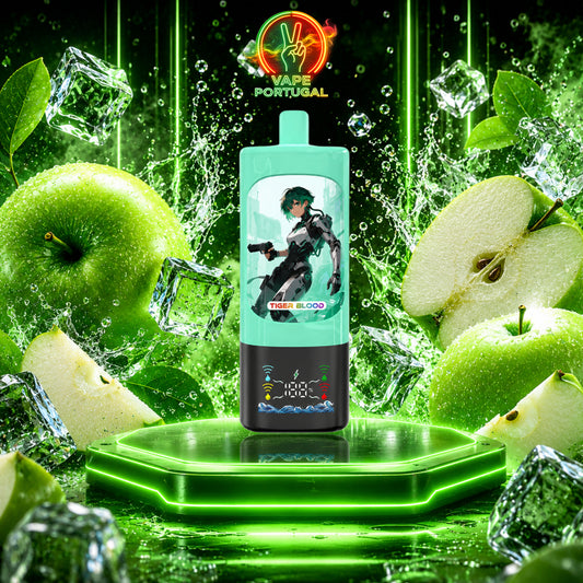 Vape Descartável JNR Quads 120K Green Apple 120000 puffs comprar em Portugal