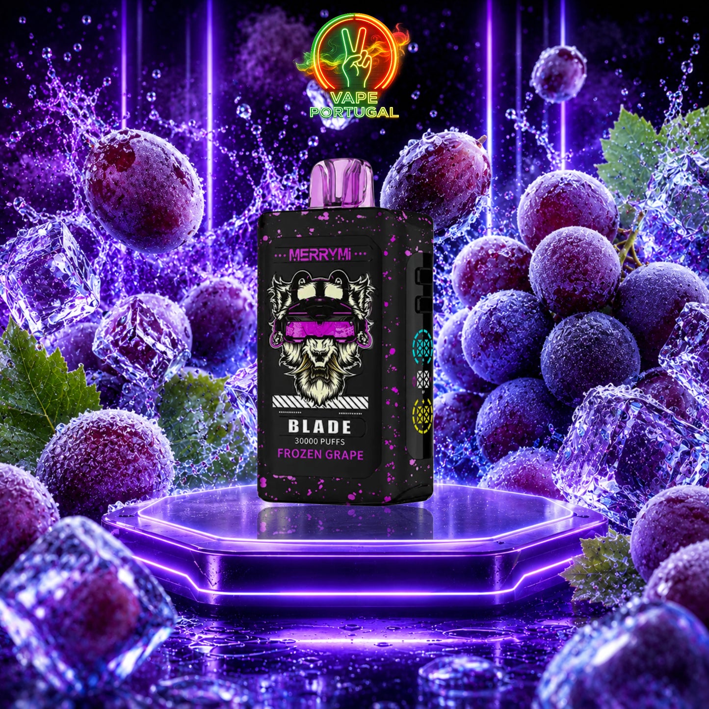 Vape Descartável MerryMi Blade 30K Frozen Grape 30000 puffs comprar em Portugal
