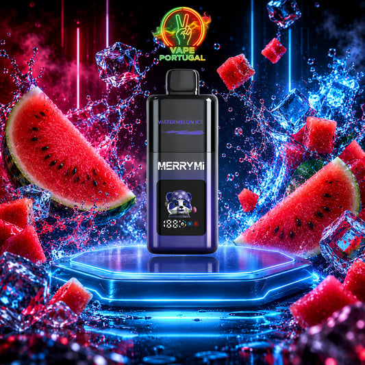 Vape Descartável MerryMi Mecha Pro 35K Watermelon Ice 35000 puffs comprar em Portugal