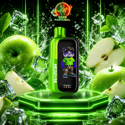 Vape Descartável Green Apple – MerryMi Panda X 40K