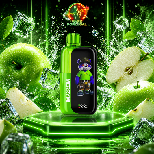 Vape Descartável MerryMi Panda X 40K Green Apple 40000 puffs comprar em Portugal
