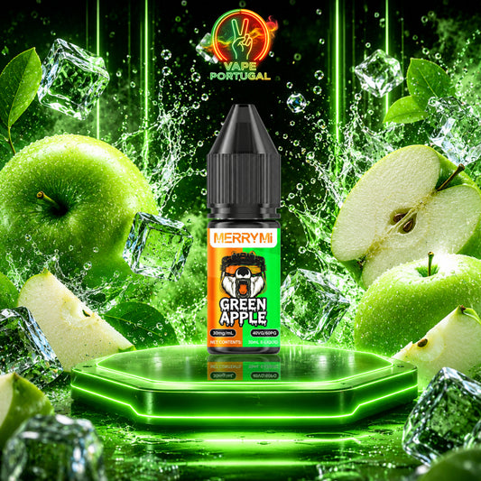 Vape Descartável MerryMi Salts 30 ml Green Apple comprar em Portugal
