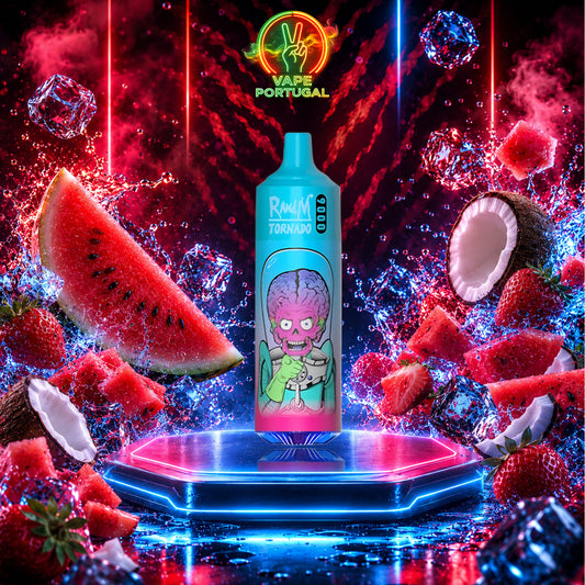 Vape Descartável RandM Tornado 9K Tiger Blood 2% nicotina 9000 puffs comprar em Portugal