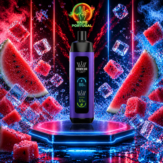 Vape Descartável Al Fakher Crown Bar Pro 8K Lush Ice 8000 puffs comprar em Portugal