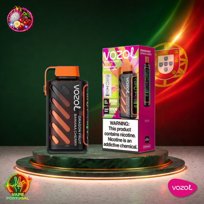 Vape descartável Vozol Gear Power 20K sabor Dragon Fruit Banana Cherry 20000 puffs 20K tragadas oficial Portugal mais barato