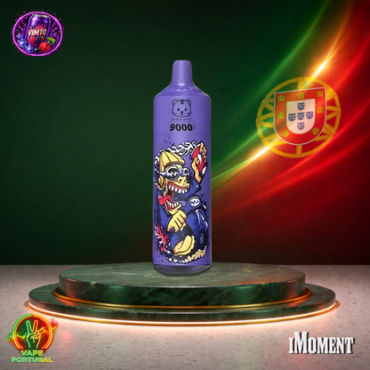 Vape descartável iMoment 9K sabor Vimto 9000 puffs 9K tragadas oficial Portugal mais barato
