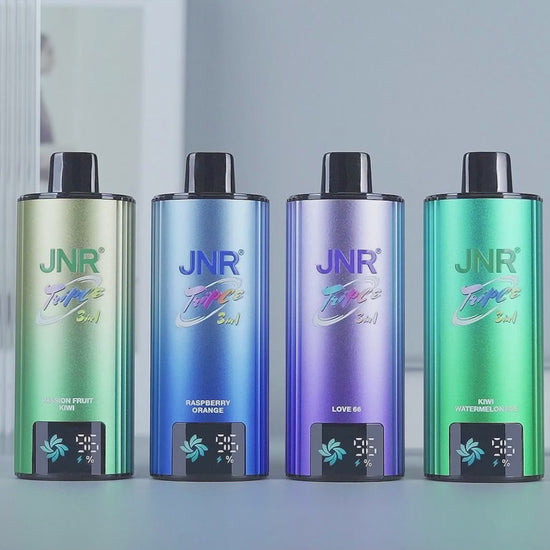 Vídeo do Vape descartável JNR Triple 3 em 1 110K em vários sabores 110000 puffs 110K tragadas mais barato