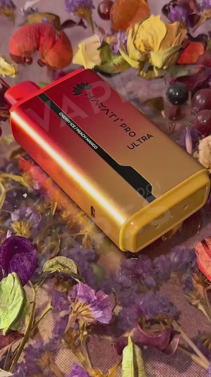 Vape descartável Hayati Pro Ultra 15K Vídeo 2% nicotina 15000 puffs 15K tragadas mais barato