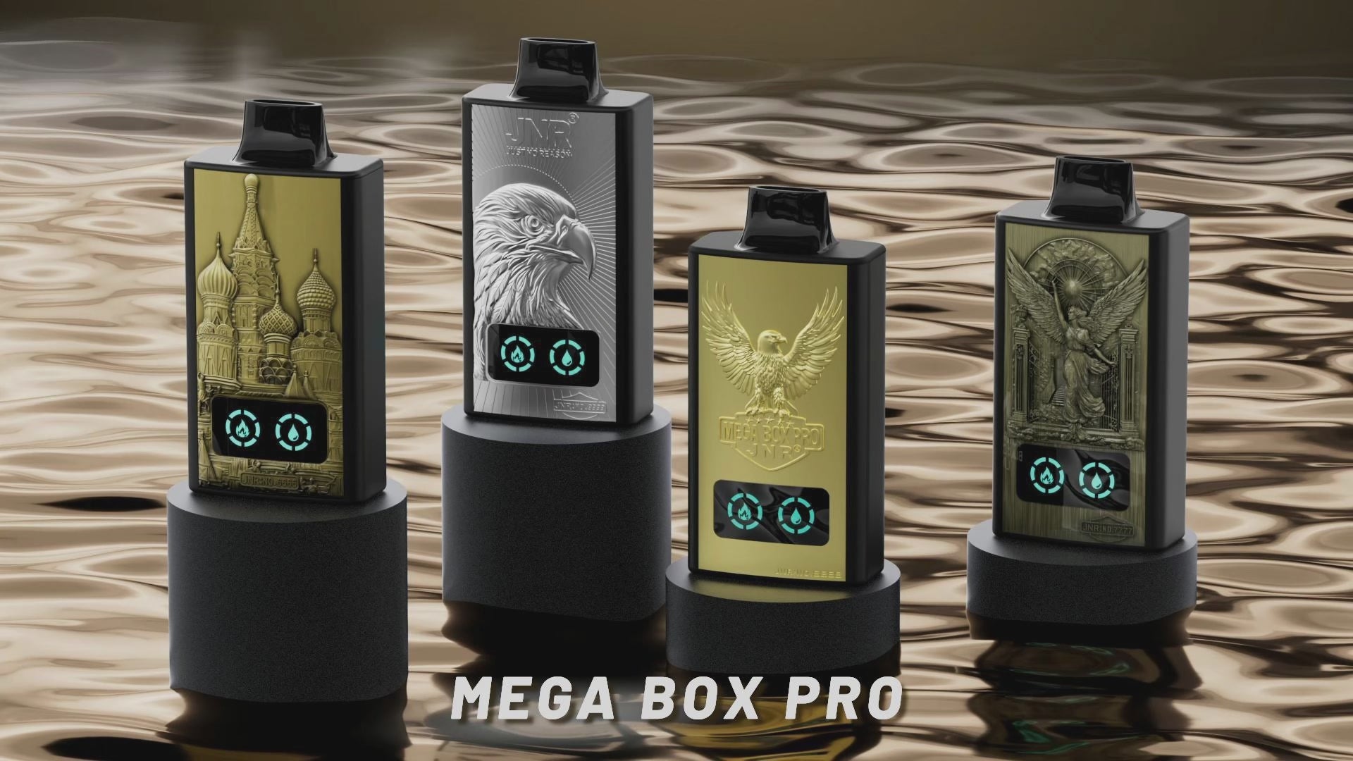 Vídeo do Vape descartável JNR Mega Box Pro 50000 puffs 50K tragadas mais barato em Portugal