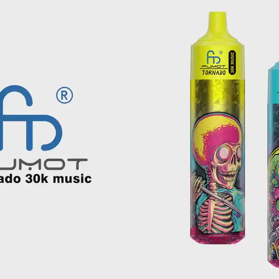 Vape descartável Fumot Tornado Music 30K sabor Video 30000 puffs 30K tragadas mais barato