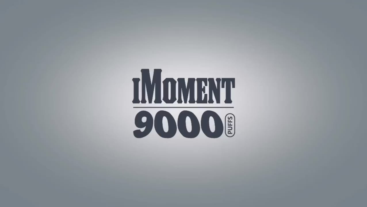 Vape descartável iMoment 9K vídeo 9000 puffs 9K tragadas oficial Portugal mais barato