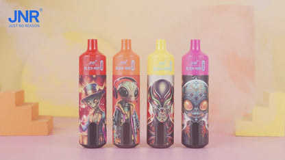 Vape descartável JNR Alien Max 18K com 18000 puffs 18K tragadas disponível em Portugal mais barato