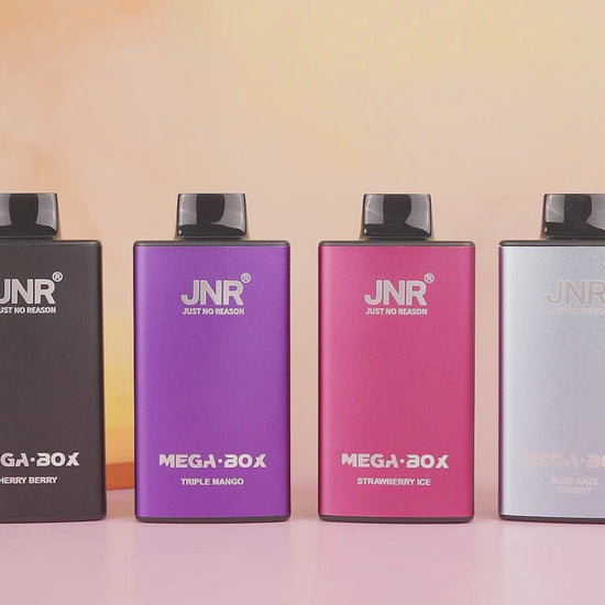 Vídeo do Vape descartável JNR Mega Box 25K em vários sabores 25000 puffs 25K tragadas mais barato