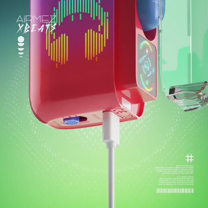 Vape descartável AirMez X Beats 40K sabor Original 40000 puffs 40K tragadas mais barato