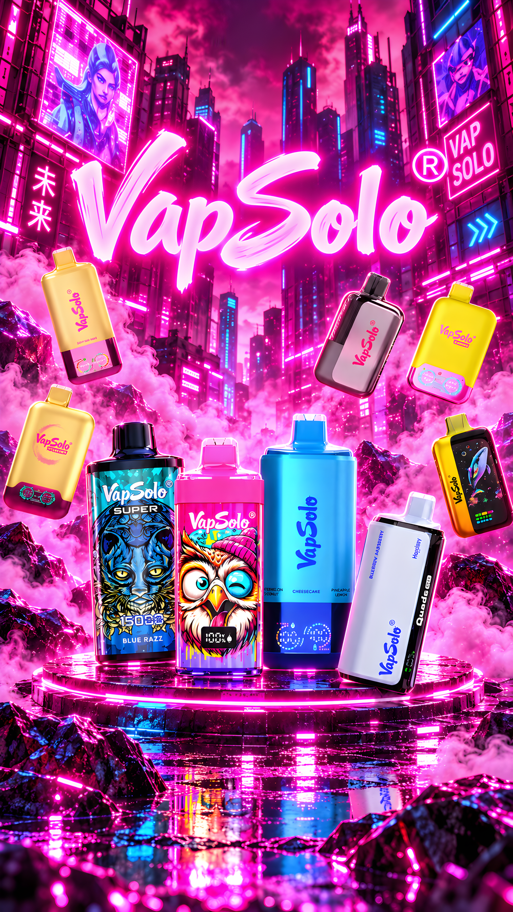 Vapes descartáveis VapSolo em Portugal – banner mobile