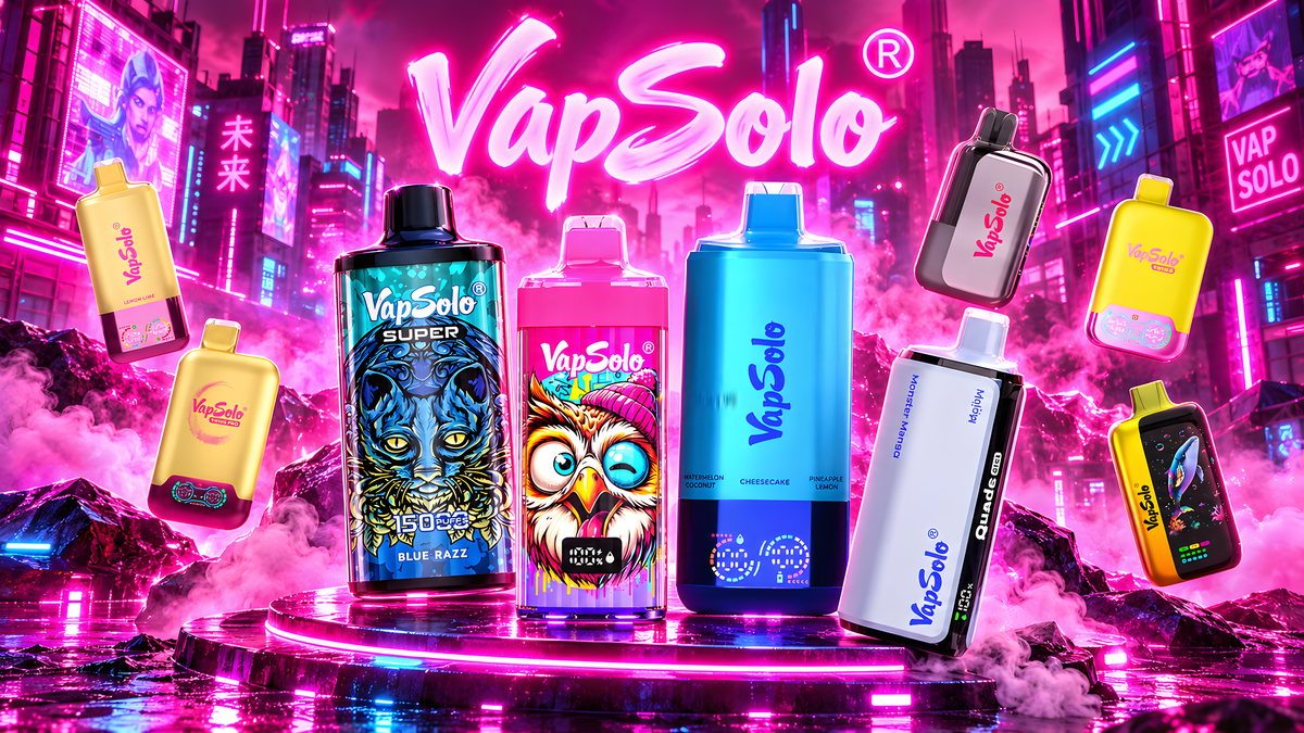 Vapes descartáveis VapSolo em Portugal – banner